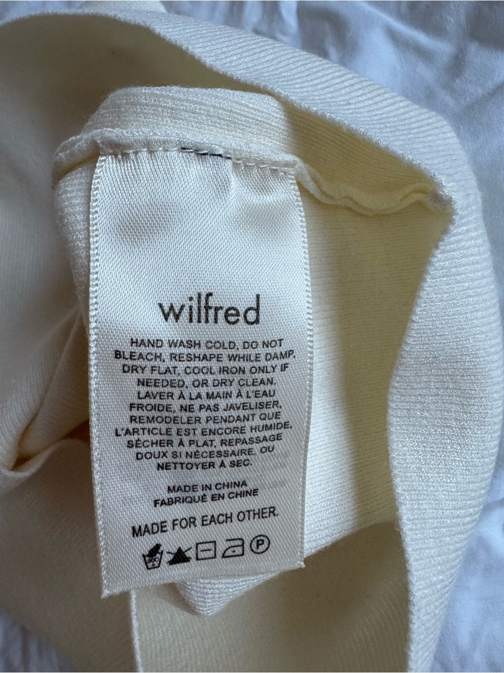 Wilfred Cream Knit Cropped Cami - Picture 6 of 8
